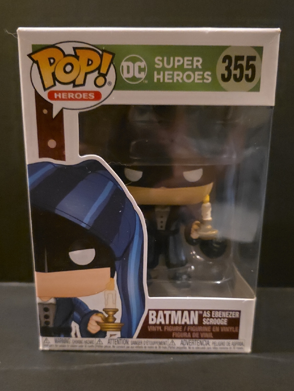 Funko Batman as Ebenezer Scrooge Pop! - Navy, Black, Gold